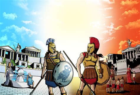 Sparta at athens digmaan easy to draw